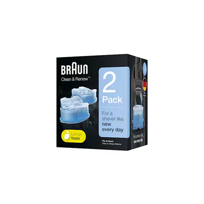 Braun Clean & Renew Refill Cartridges 2 Pack CCR 2