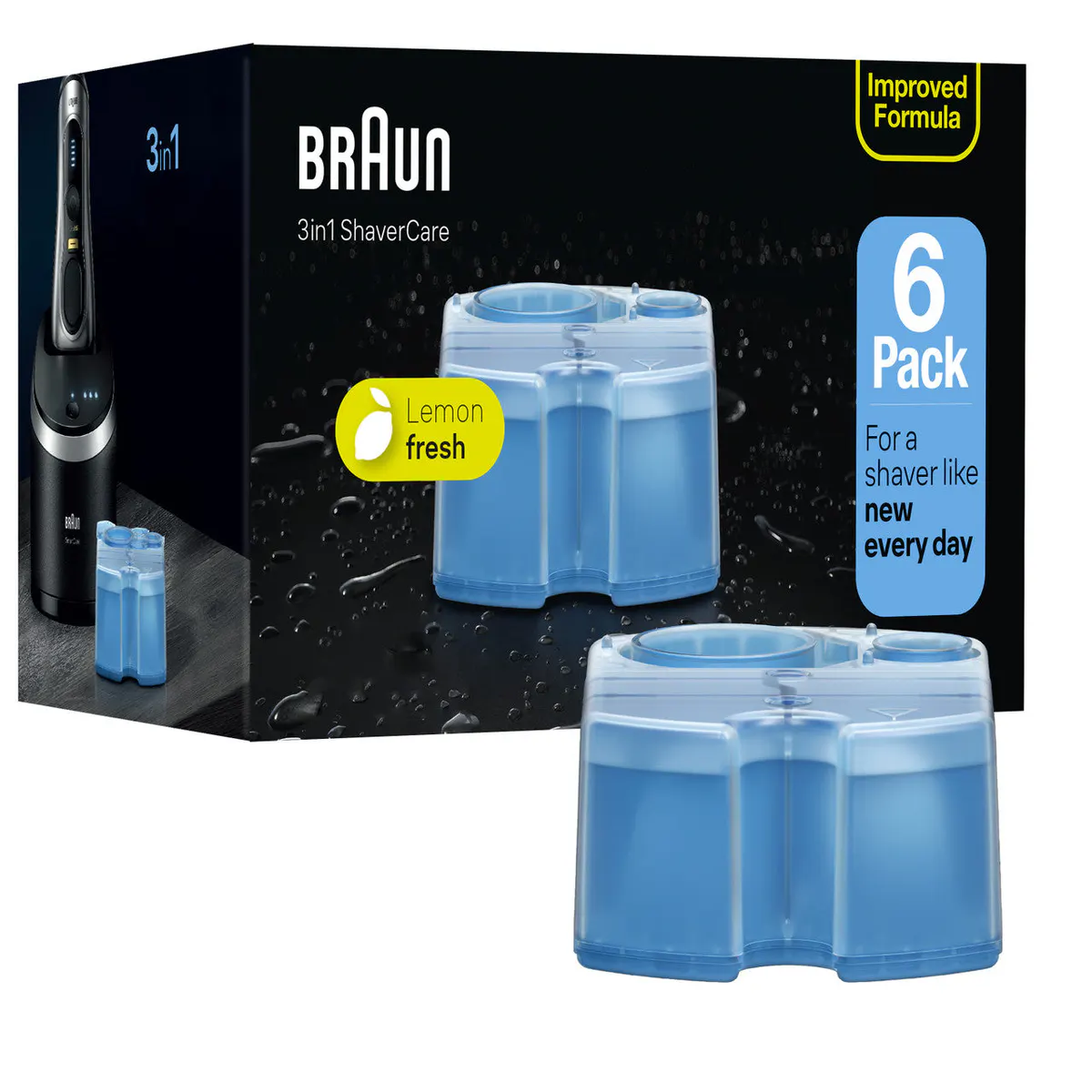 Braun Clean & Renew Refill Cartridges 6 Pack CCR5+1
