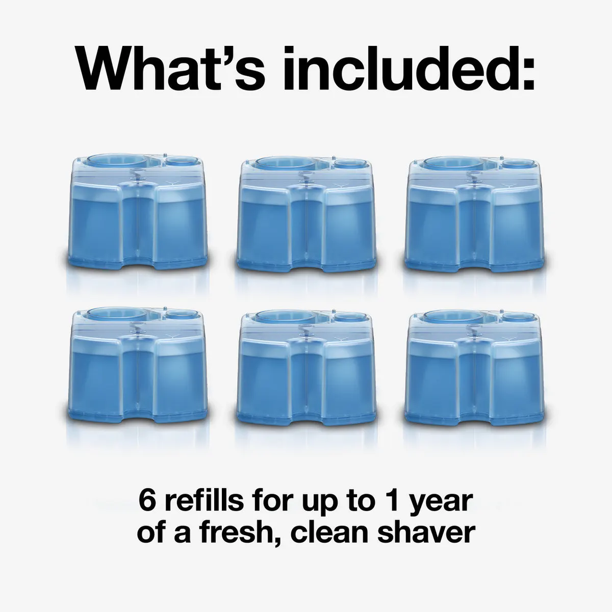 Braun Clean & Renew Refill Cartridges 6 Pack CCR5+1, view 2