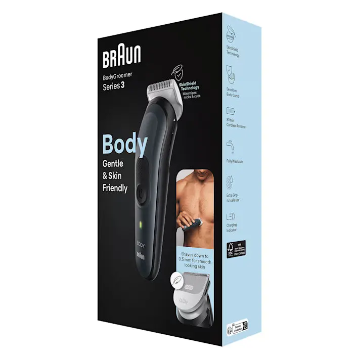 Braun Series 3 Body Groomer with 3 Attachments BG3340, view 10