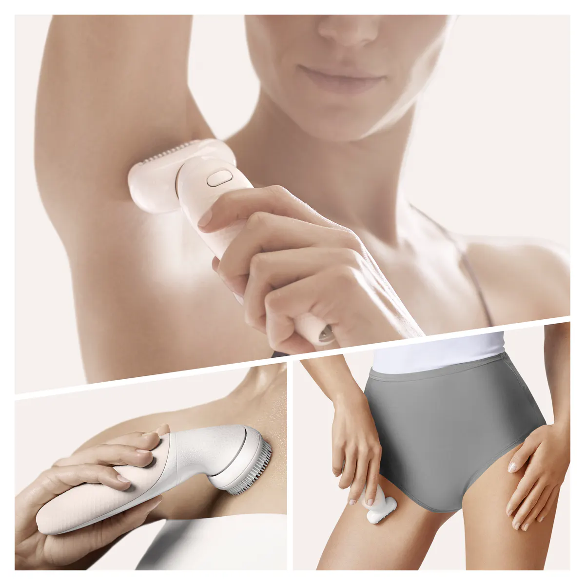 Braun Series 9 Silk-Epil Flex Wet & Dry Epilator WHITE/GOLD 9030, view 2