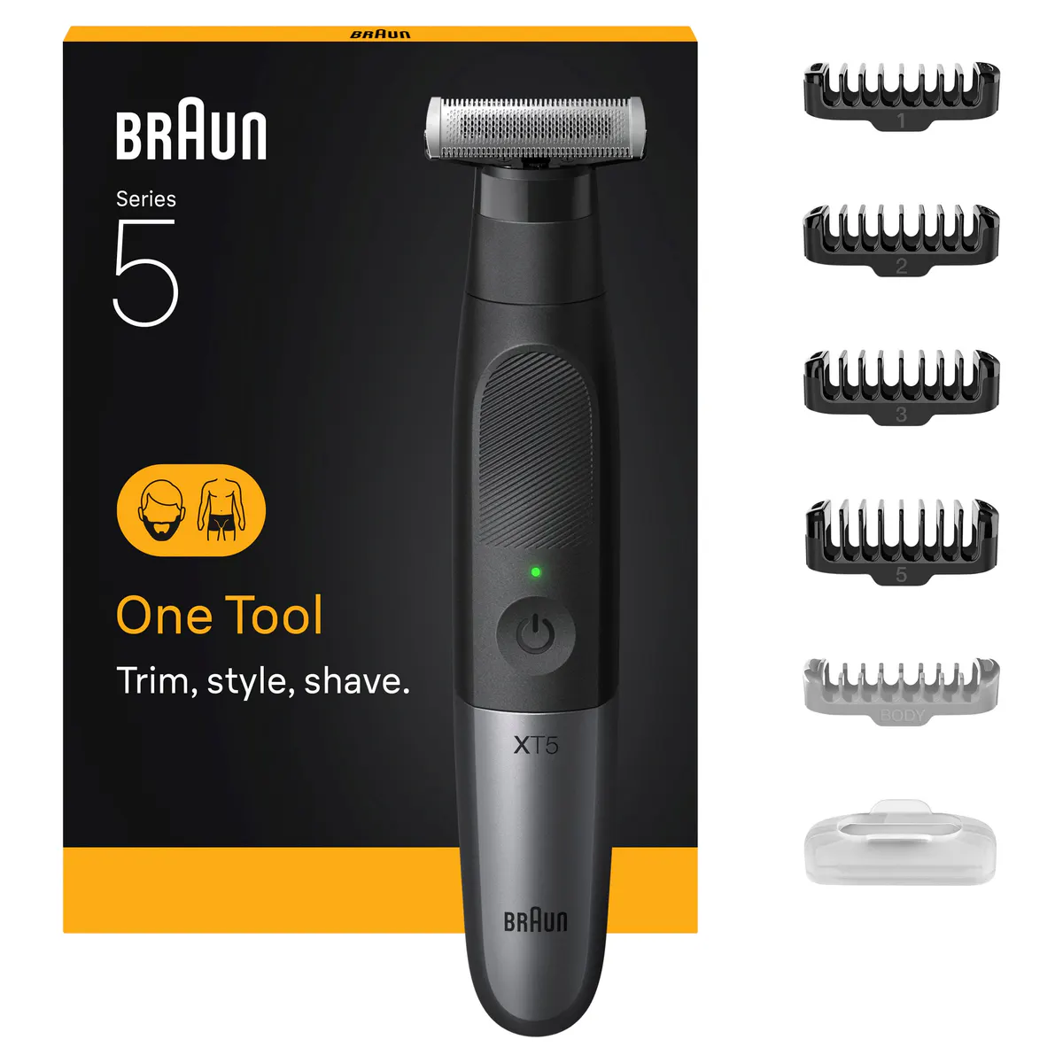 Braun Series X Wet & Dry Hybrid Trimmer with 5 Attachments XT5100, view 10
