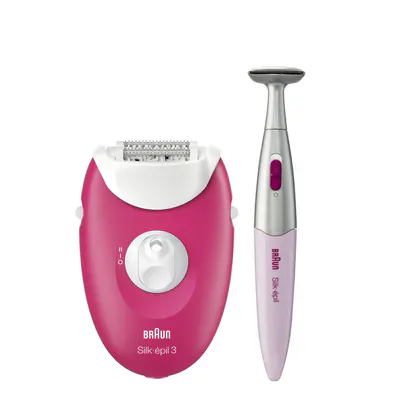 Braun Silk-épil 3 Corded Epilator with Bikini Trimmer SE3-202