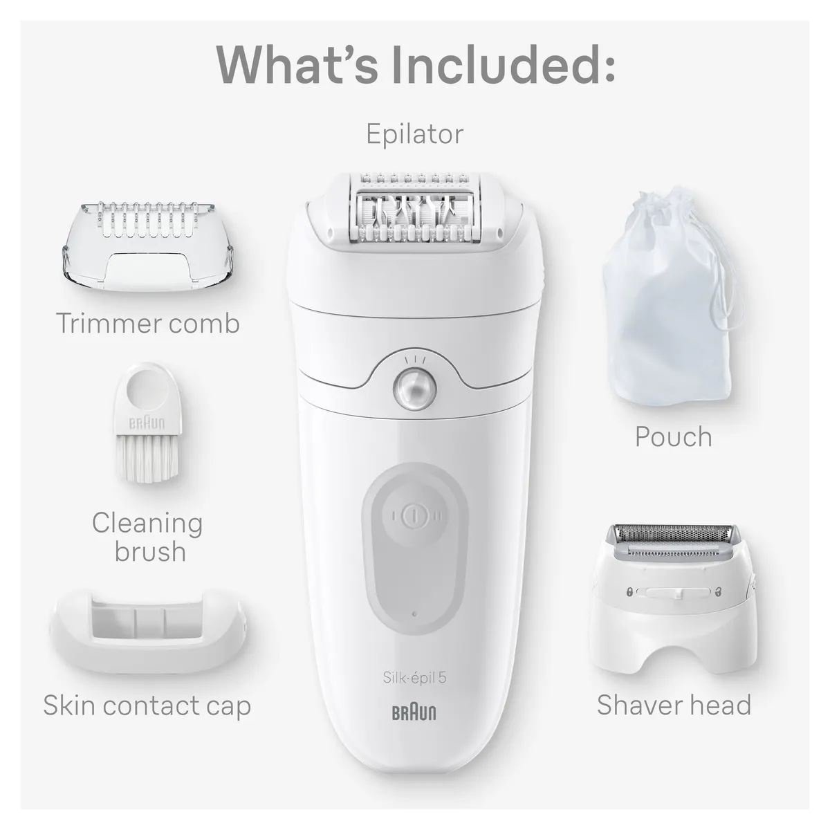 Braun Silk-épil 5 Epilator with 4 Extras SES5-041, view 3