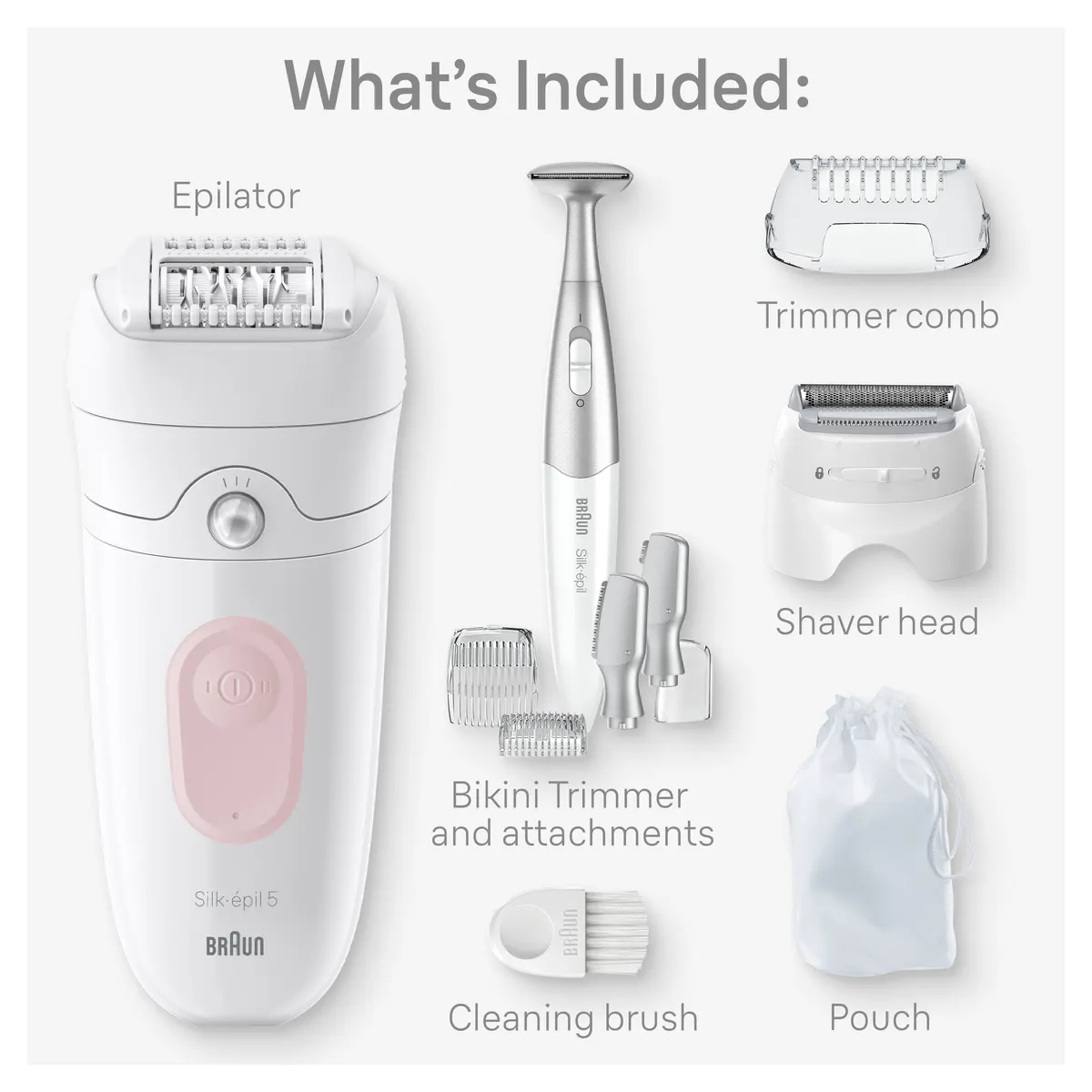 Braun Silk-épil 5 Epilator with Bikini Trimmer & 8 Extras SES5-230, view 2