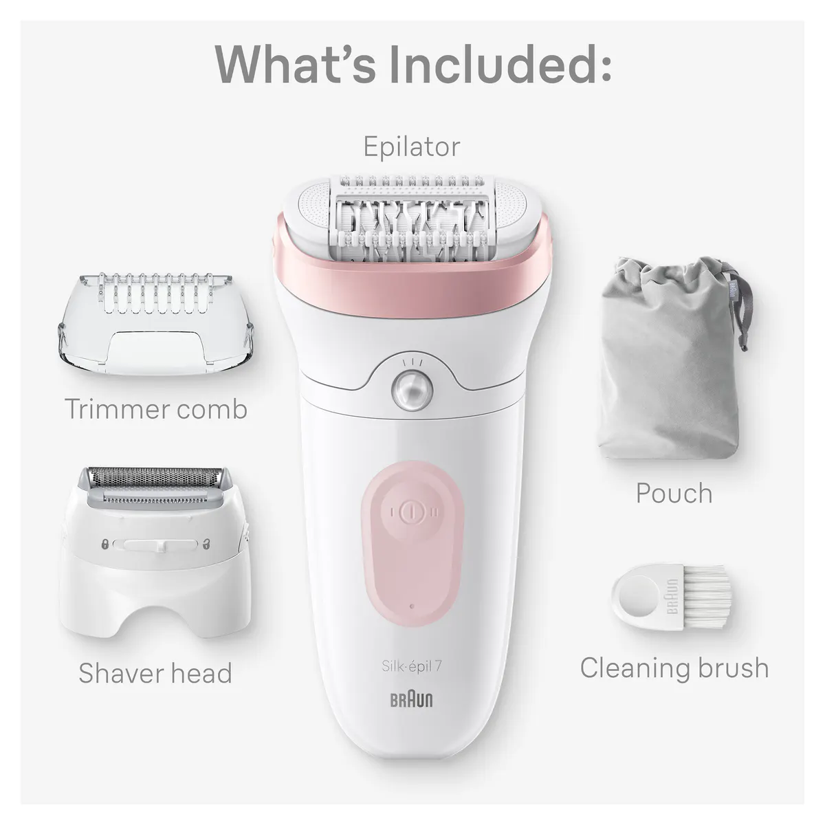 Braun Silk-épil 7 Epilator with 3 Extras SES7-030, view 2