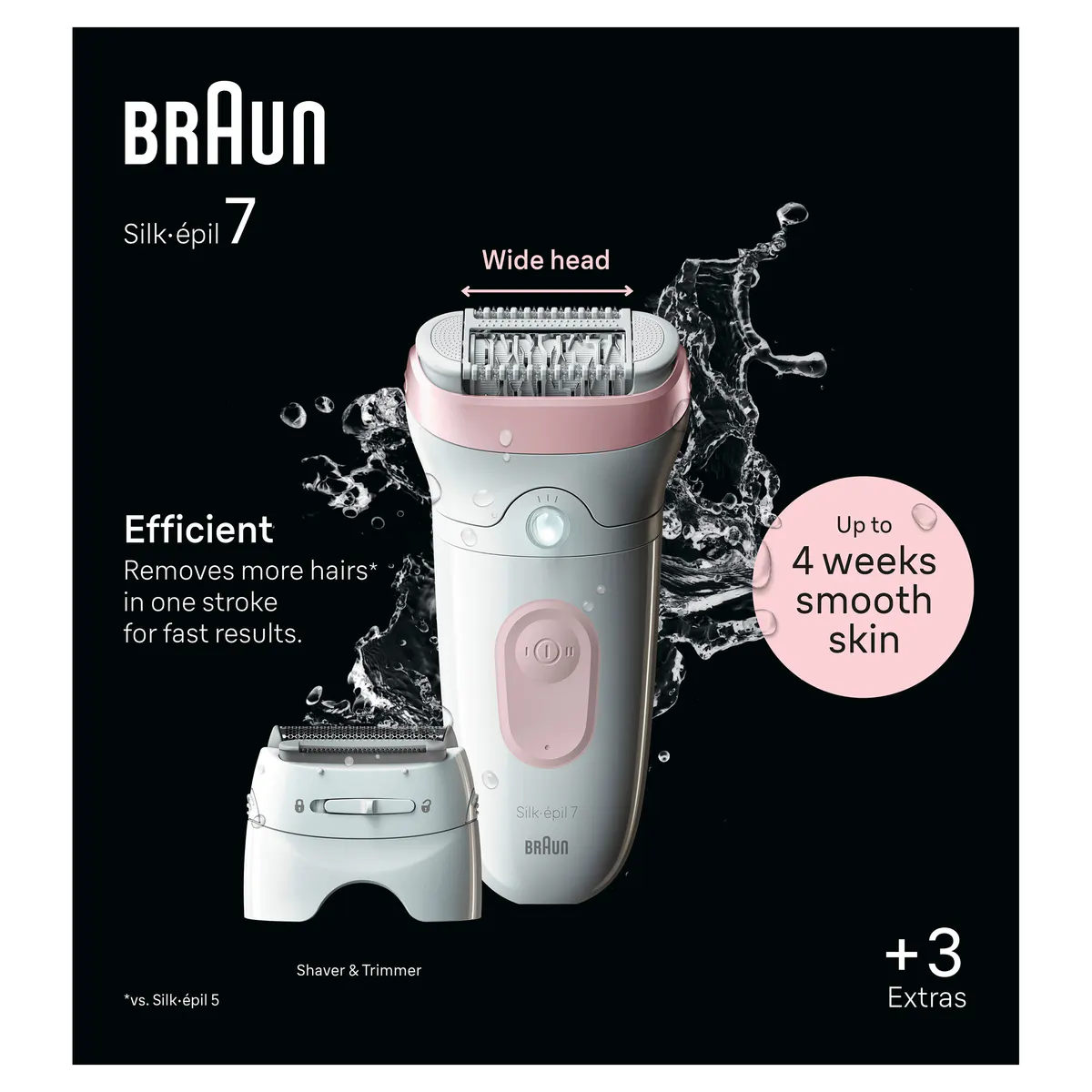 Braun Silk-épil 7 Epilator with 3 Extras SES7-030, view 9