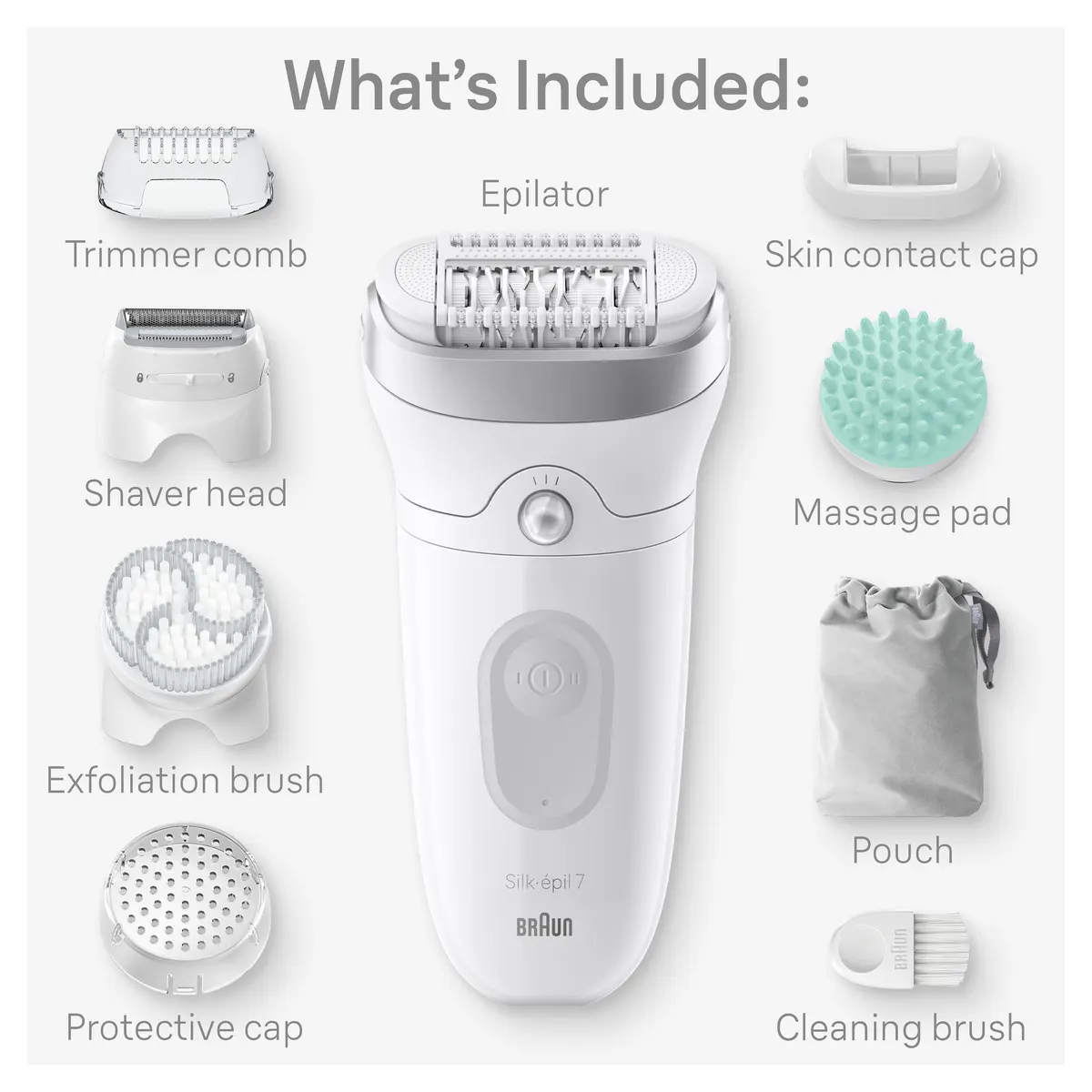 Braun Silk-épil 7 SkinSpa Epilator SES7-081, view 8