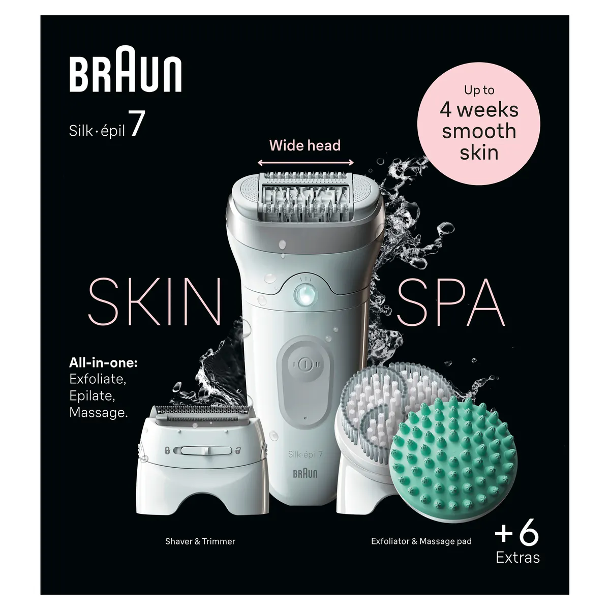 Braun Silk-épil 7 SkinSpa Epilator SES7-081, view 9