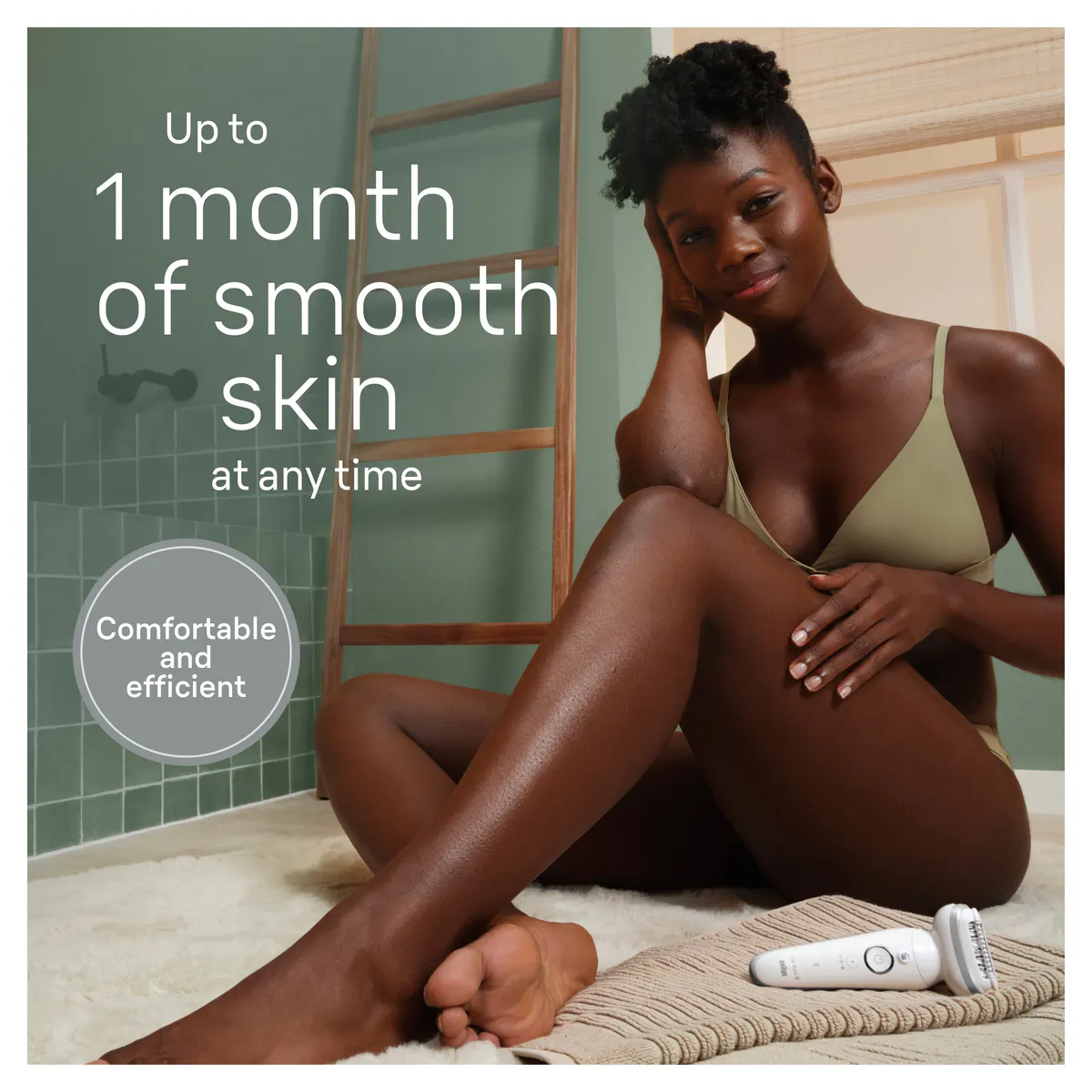 Braun Silk-épil 9 Wet & Dry Epilator with Bikini Trimmer SES9-241, view 5