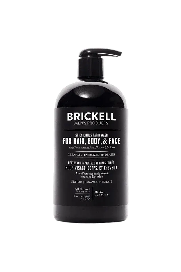 Brickell All in One Wash 473ml - Spicy Citrus