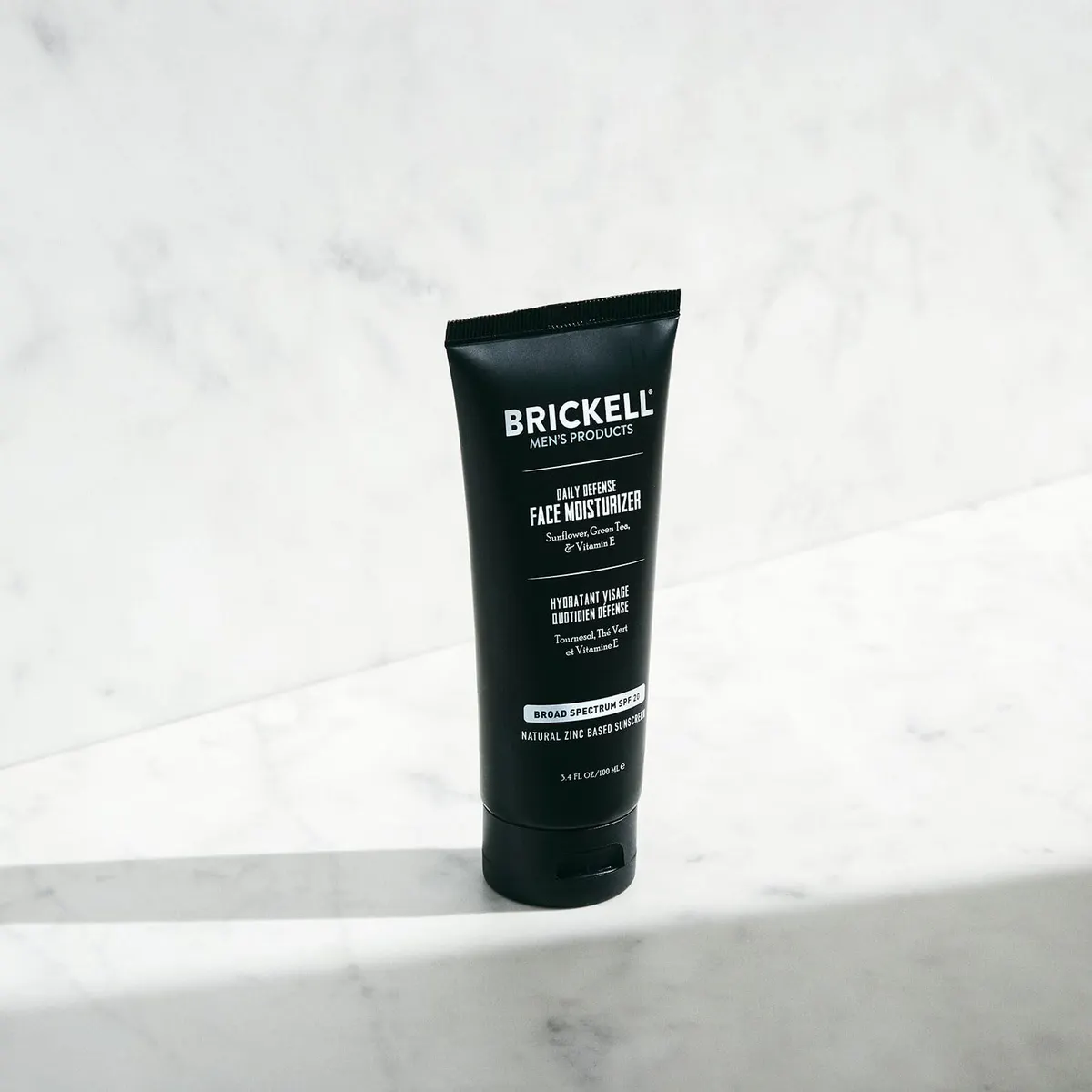 Brickell Daily Defense Face Moisturizer with SPF 20 for Men 101ml - Unscented, view 3