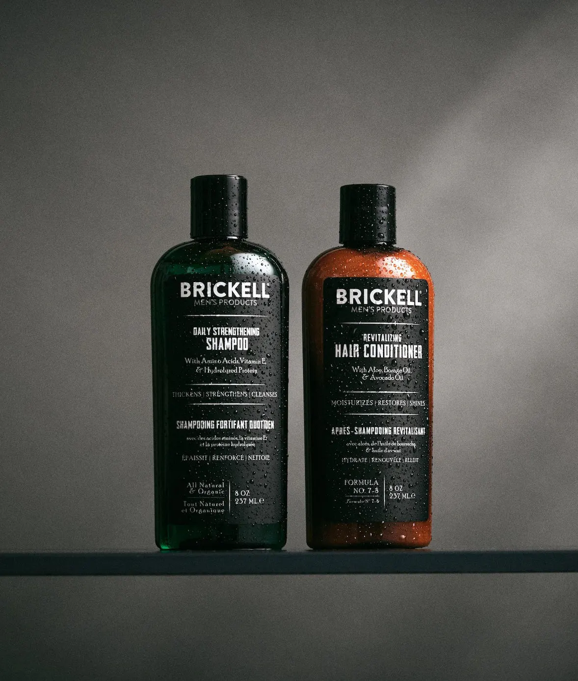 Brickell Daily Revitalizing Men's Hair Care Routine 237 ml - Scented, view 4