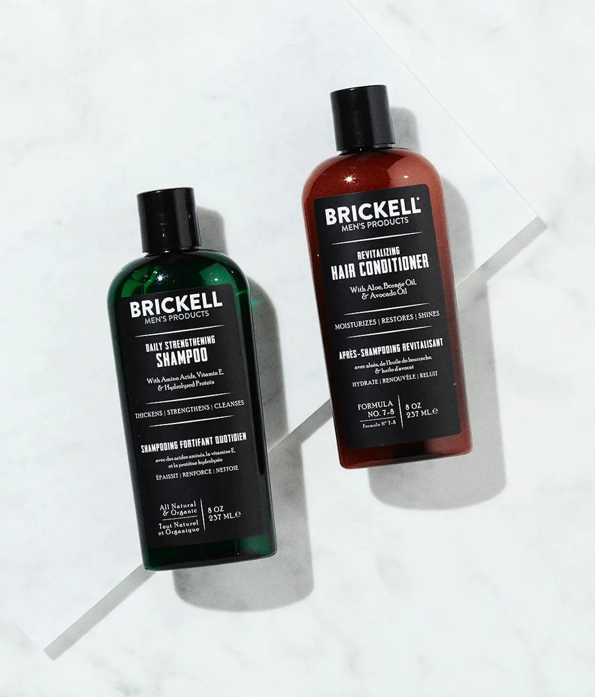 Brickell Daily Revitalizing Men's Hair Care Routine 237 ml - Scented, view 5