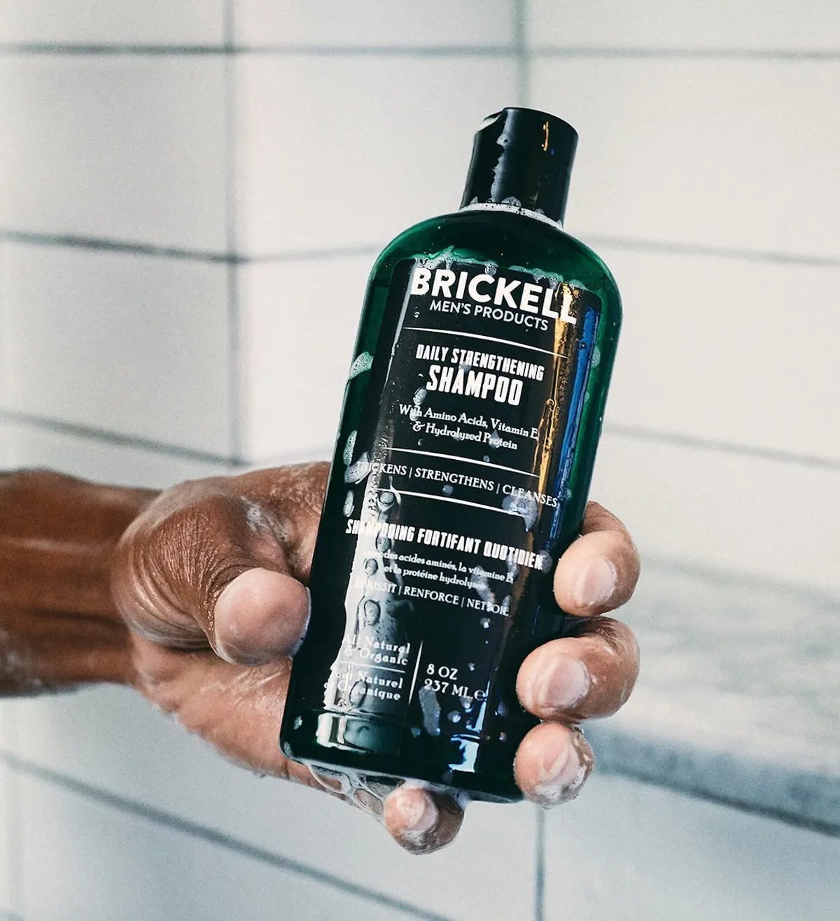 Brickell Daily Strengthening Shampoo 237ml, view 3