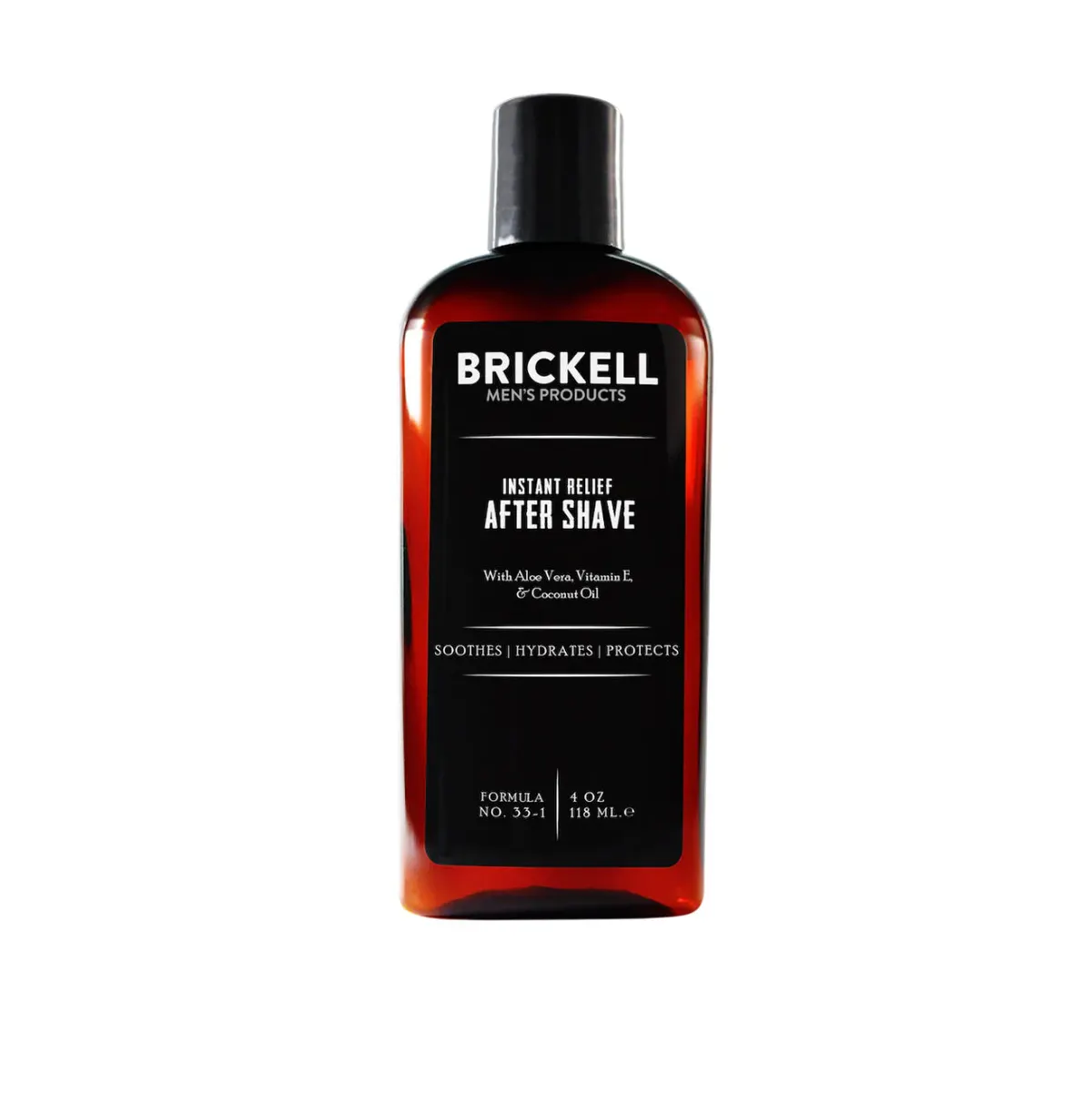 Brickell Instant Relief Men's Aftershave 118ml - Scented