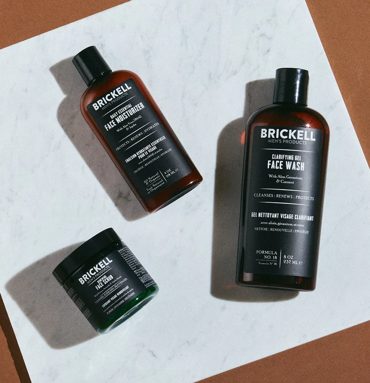 Brickell Men's Daily Advanced Face Care Routine I Scented, view 4