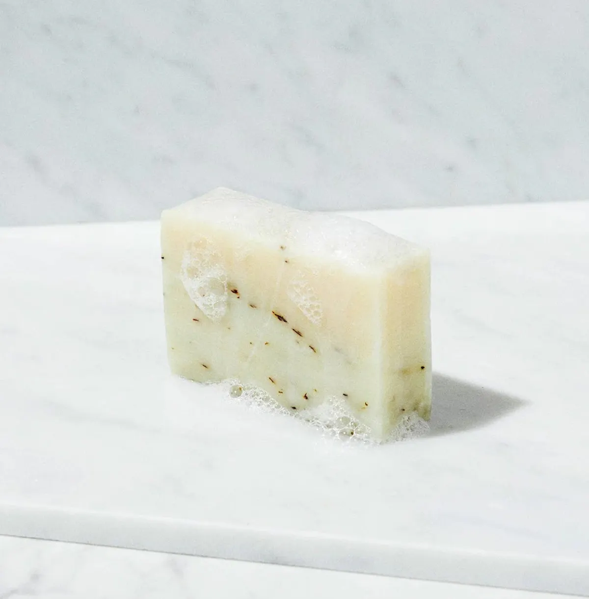 Brickell Men's Soap Scrub Bar Mint Single Bar, view 4