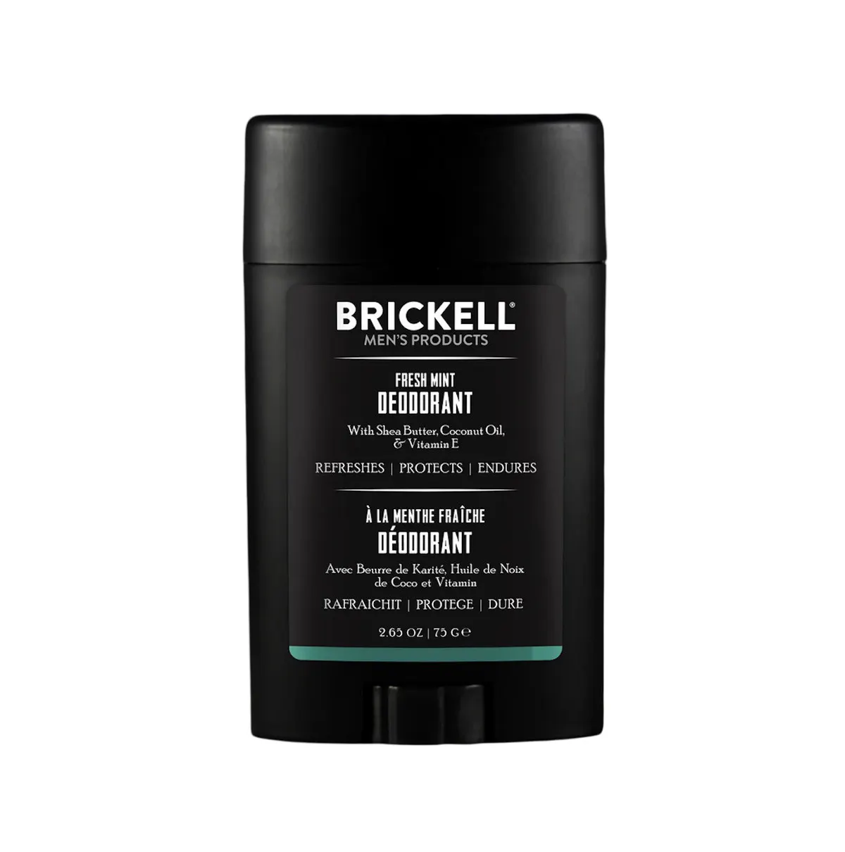 Brickell Natural Deodorant For Men - Fresh Mint