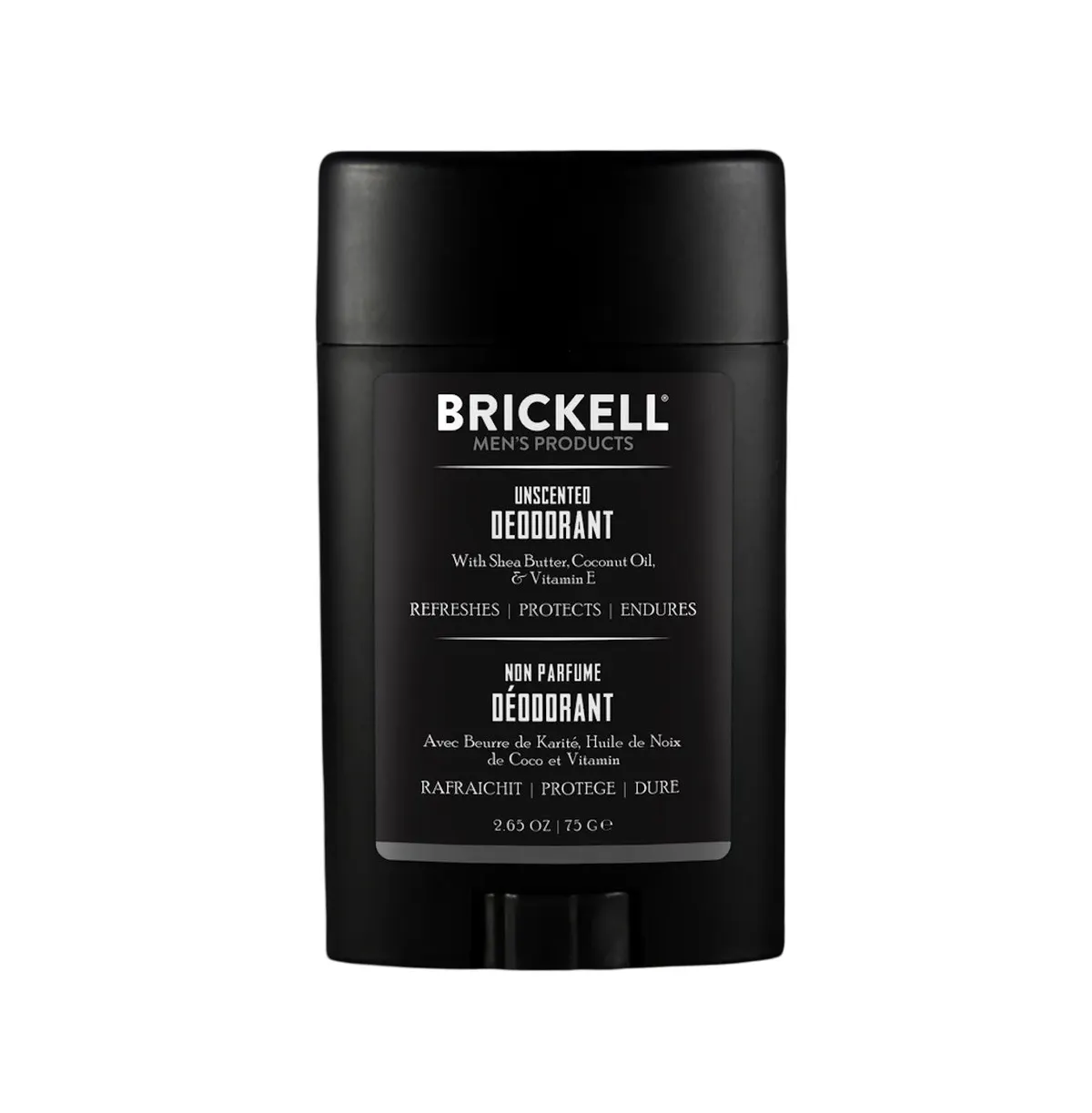 Brickell Natural Deodorant For Men - Unscented