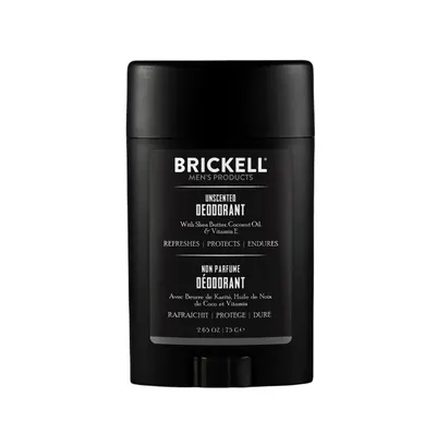 Brickell Natural Deodorant For Men - Unscented