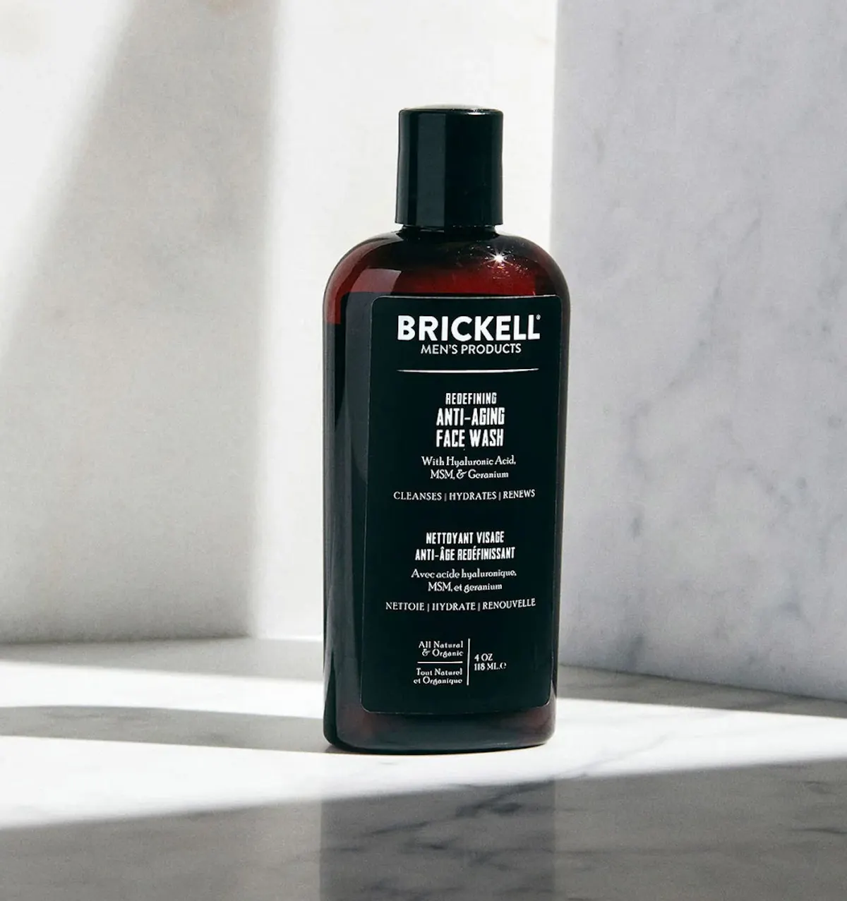 Brickell Redefining Anti-Aging Face Wash for Men 118ml - Scented, view 3
