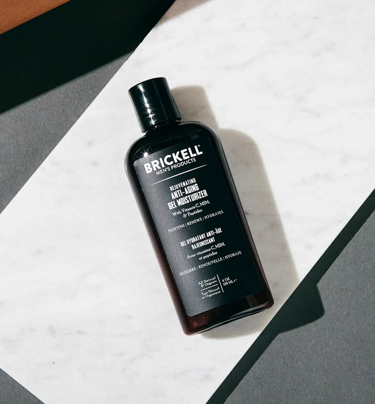 Brickell Rejuvenating Anti-Aging Gel Moisturizer for Men 118ml - Scented, view 4