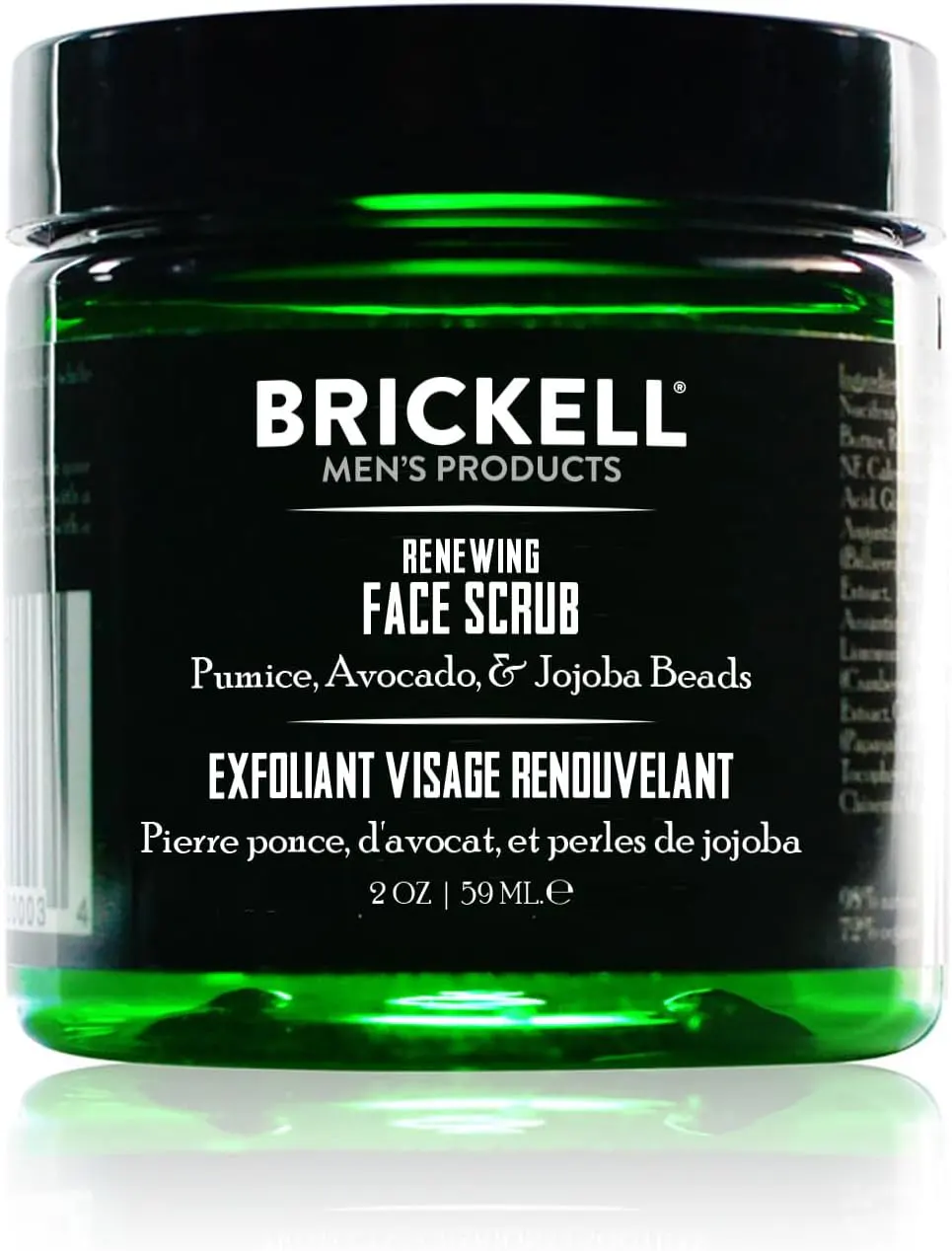Brickell Renewing Face Scrub for Men 59ml - Naturally Scented