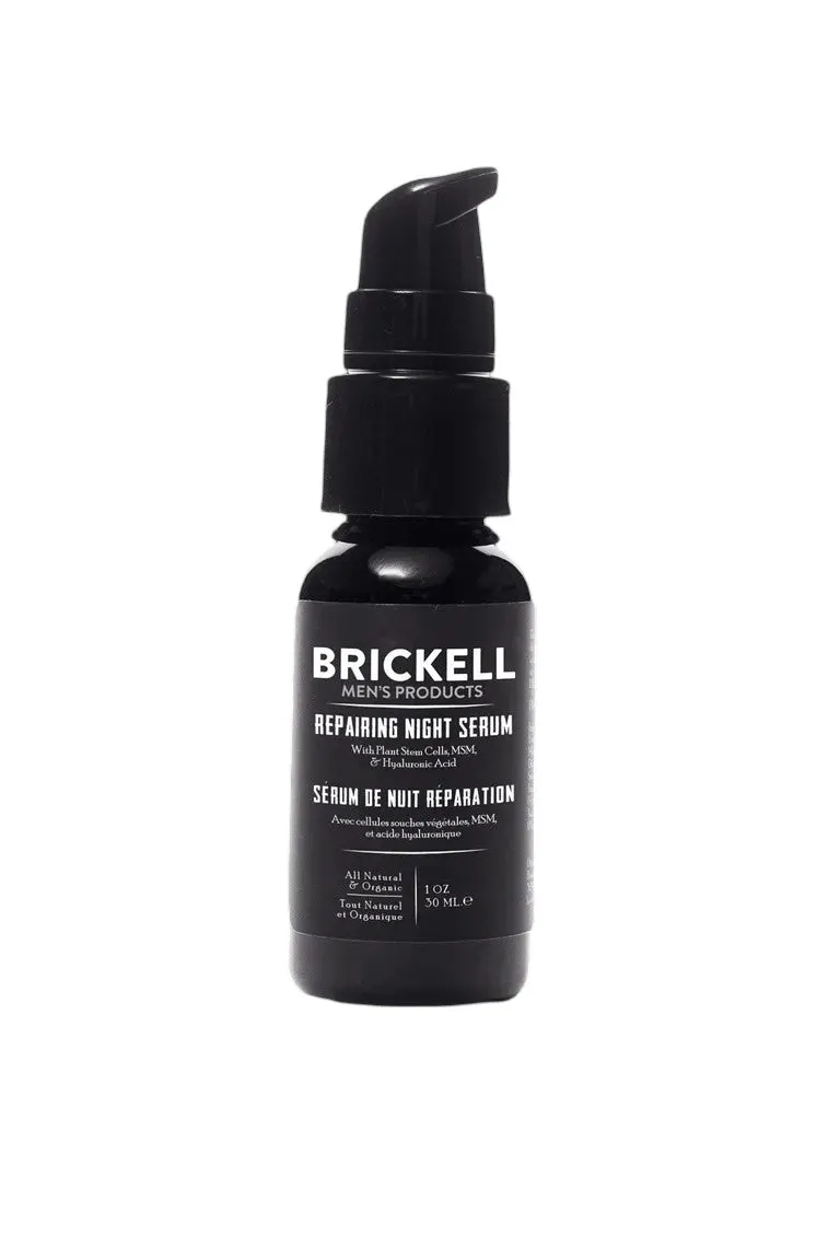 Brickell Repairing Night Serum for Men 30ml - Scented