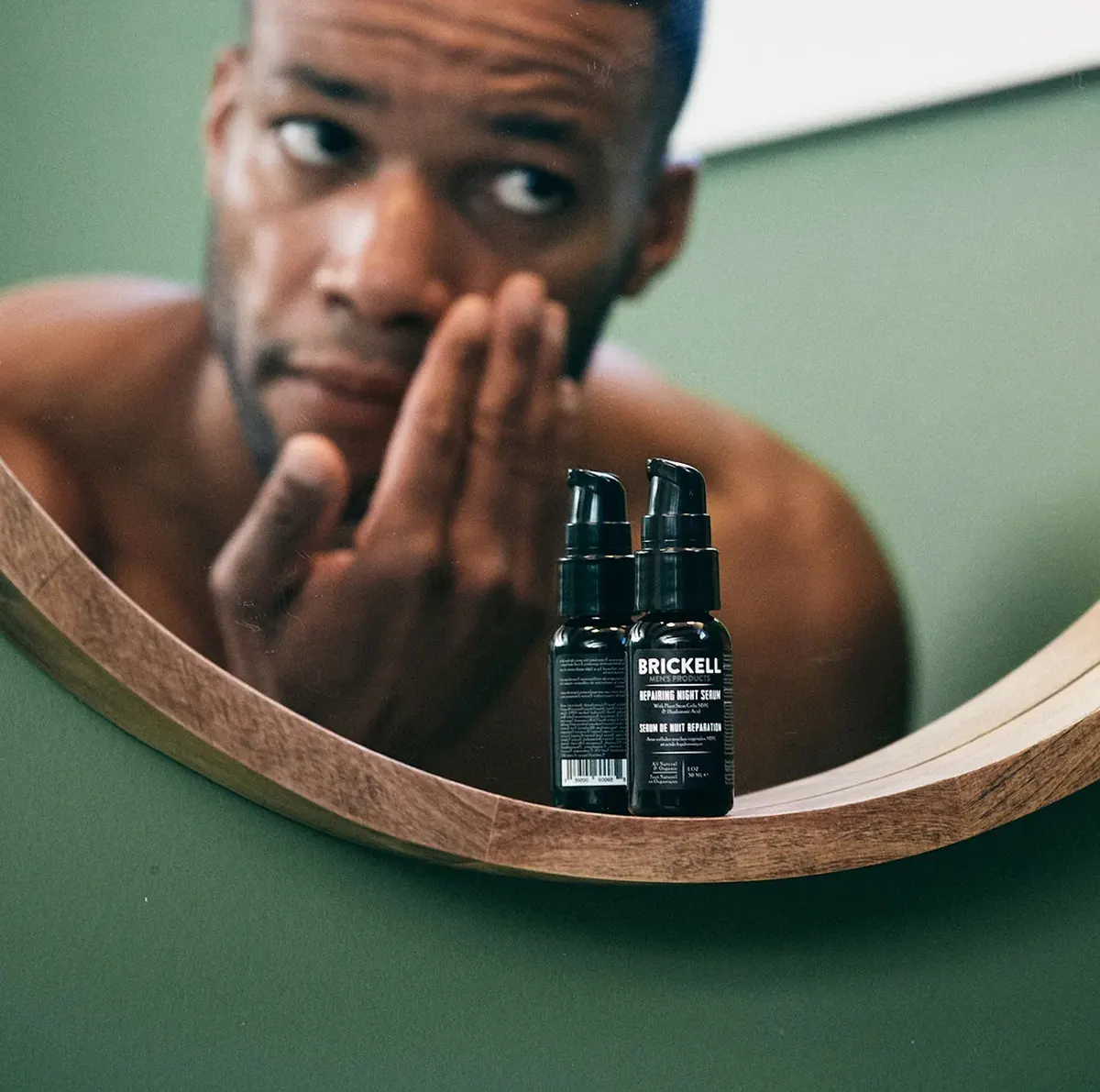Brickell Repairing Night Serum for Men 30ml - Scented, view 2