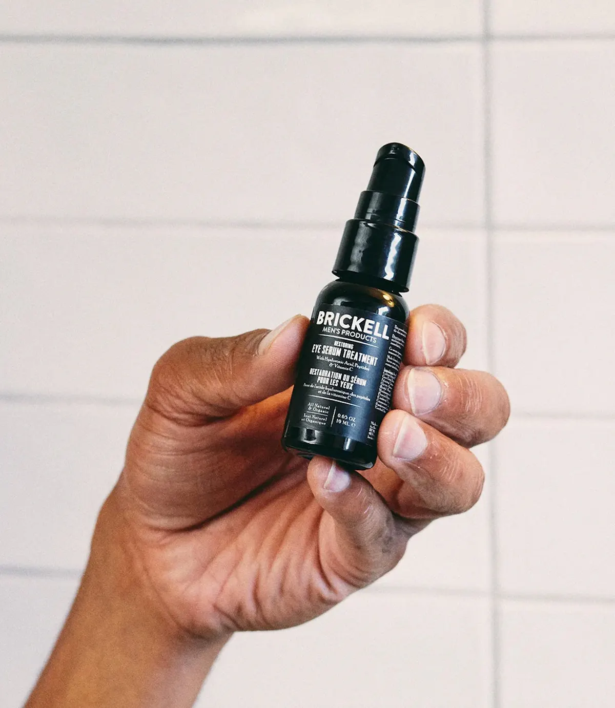 Brickell Restoring Eye Serum Treatment for Men 20ml - Unscented, view 4