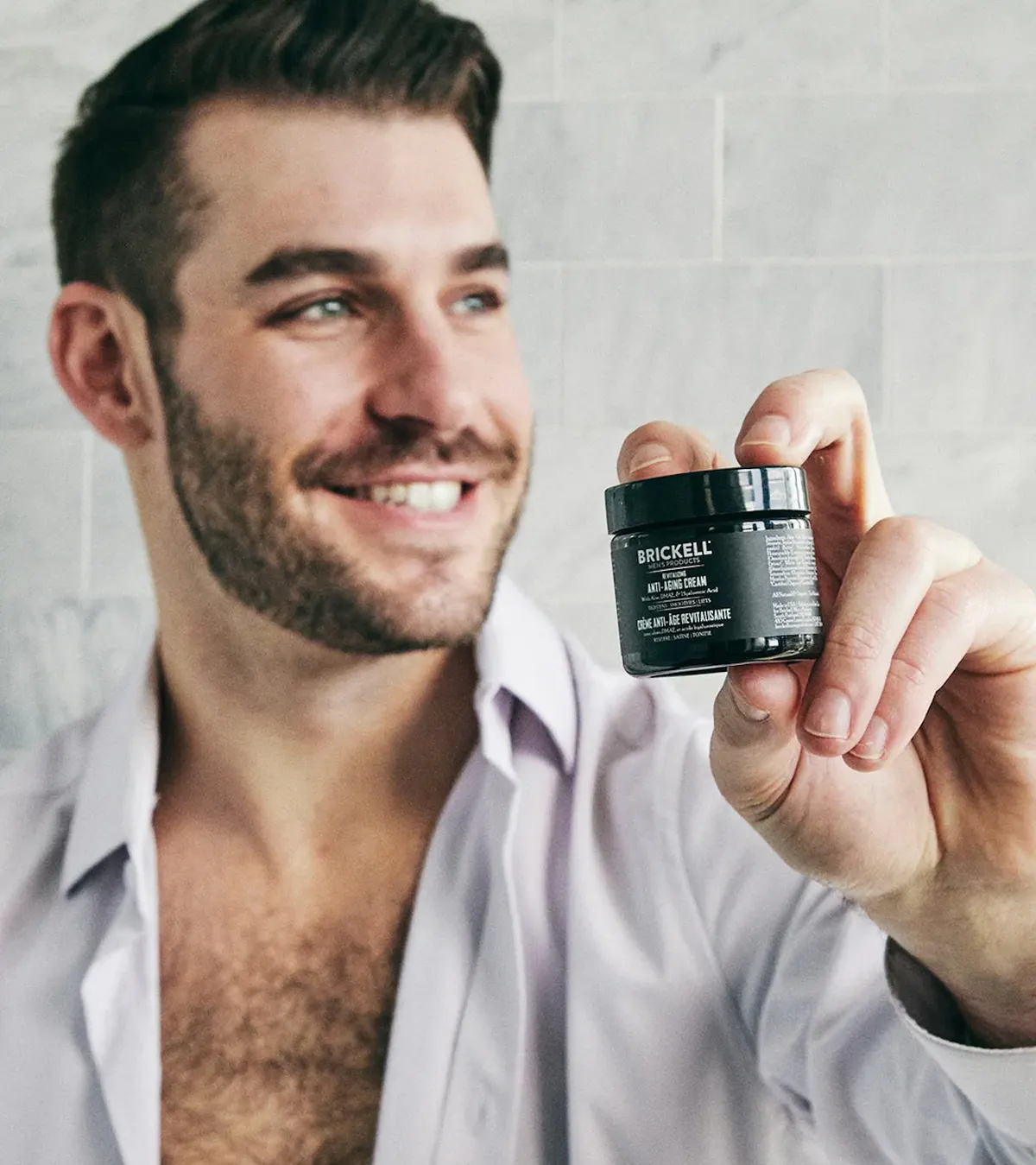 Brickell Revitalizing Anti-Aging Cream For Men 59ml - Scented, view 2