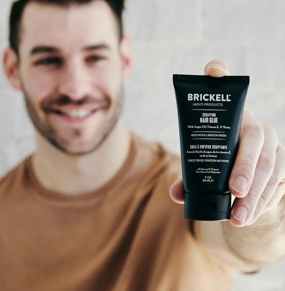 Brickell Sculpting Hair Glue for Men 59ml, view 2