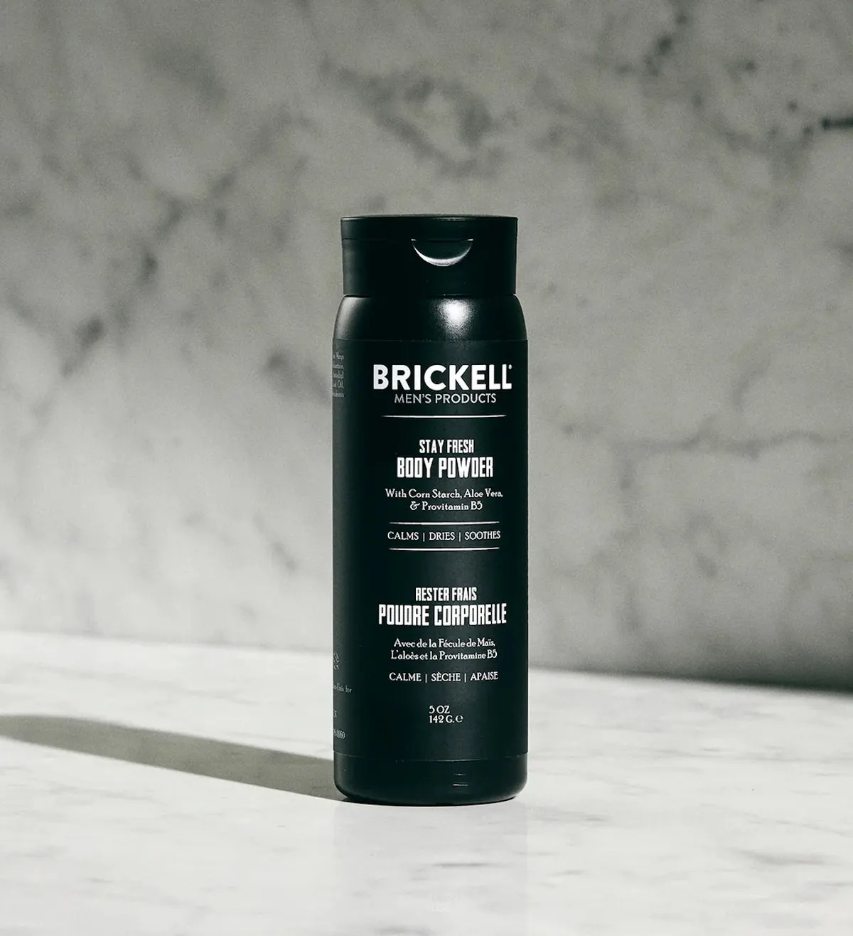 Brickell Stay Fresh Body Powder for Men 148ml - Scented, view 3