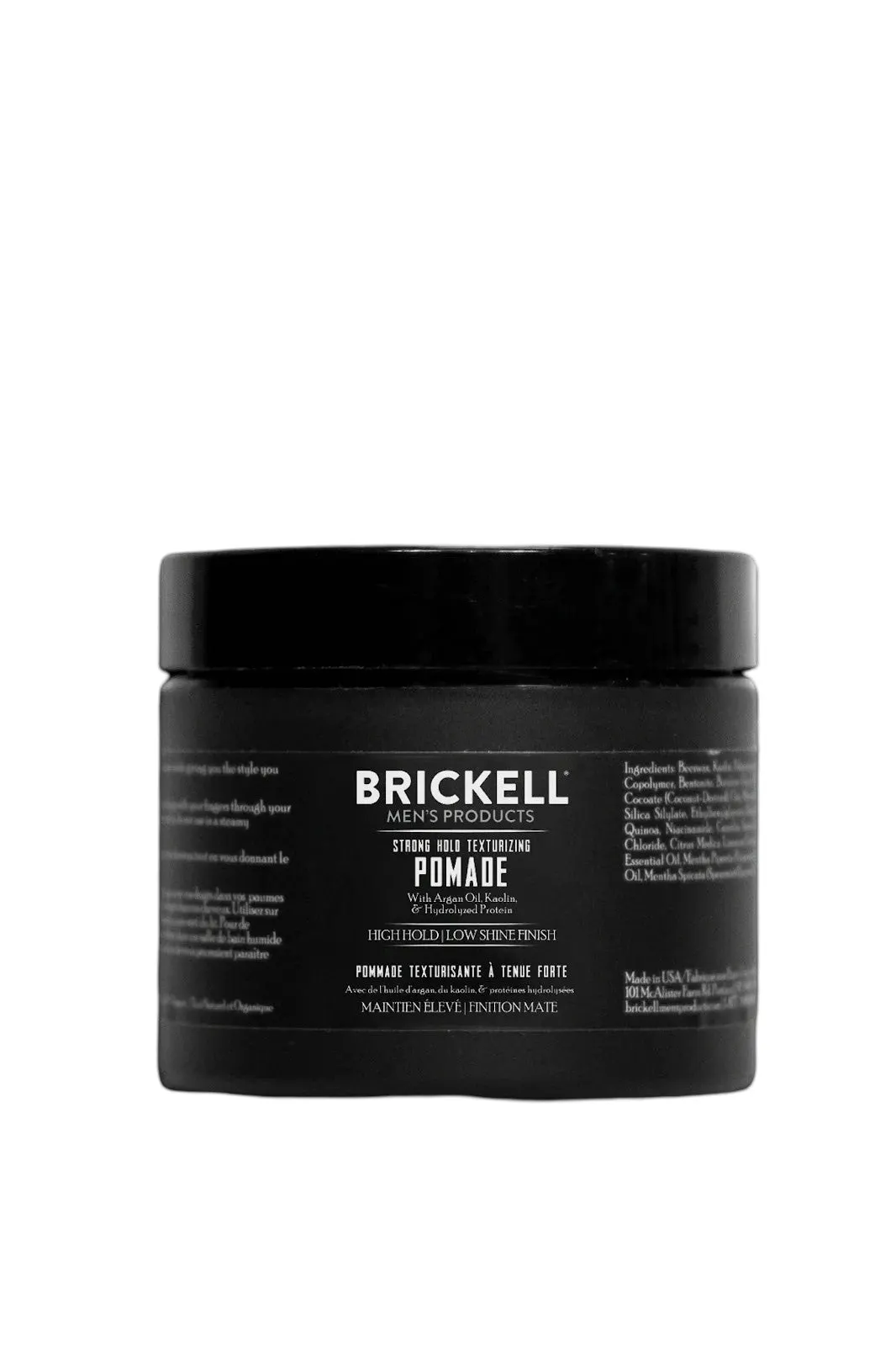 Brickell Strong Hold Texturizing Pomade for Men 59ml
