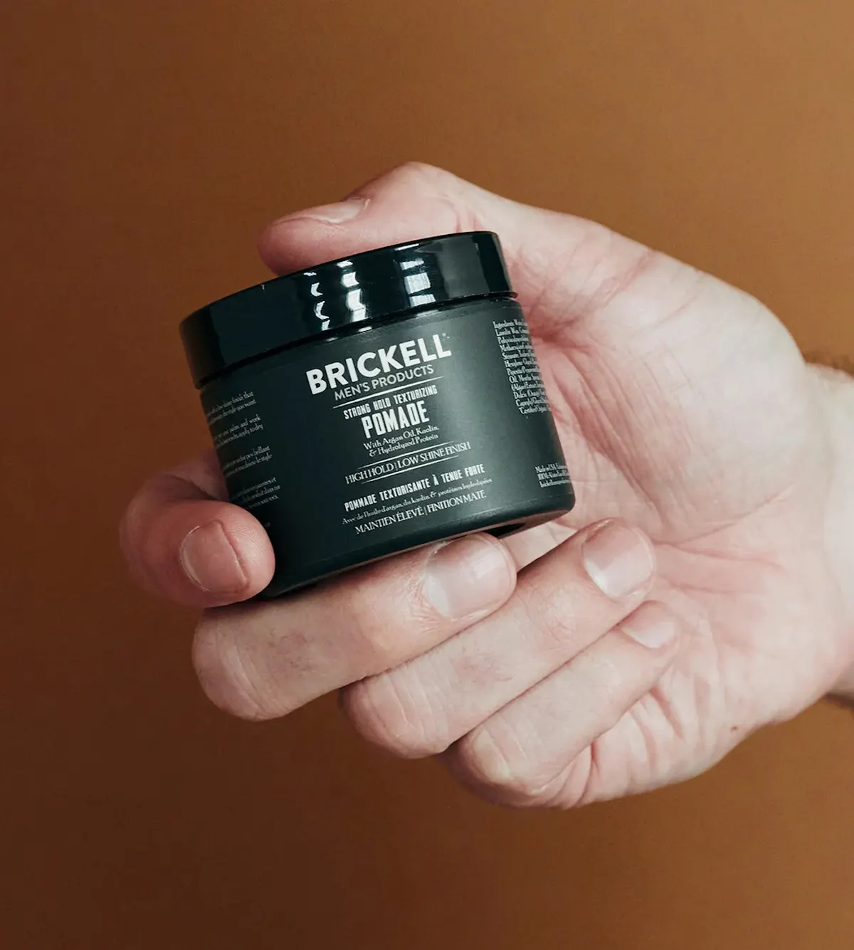 Brickell Strong Hold Texturizing Pomade for Men 59ml, view 3