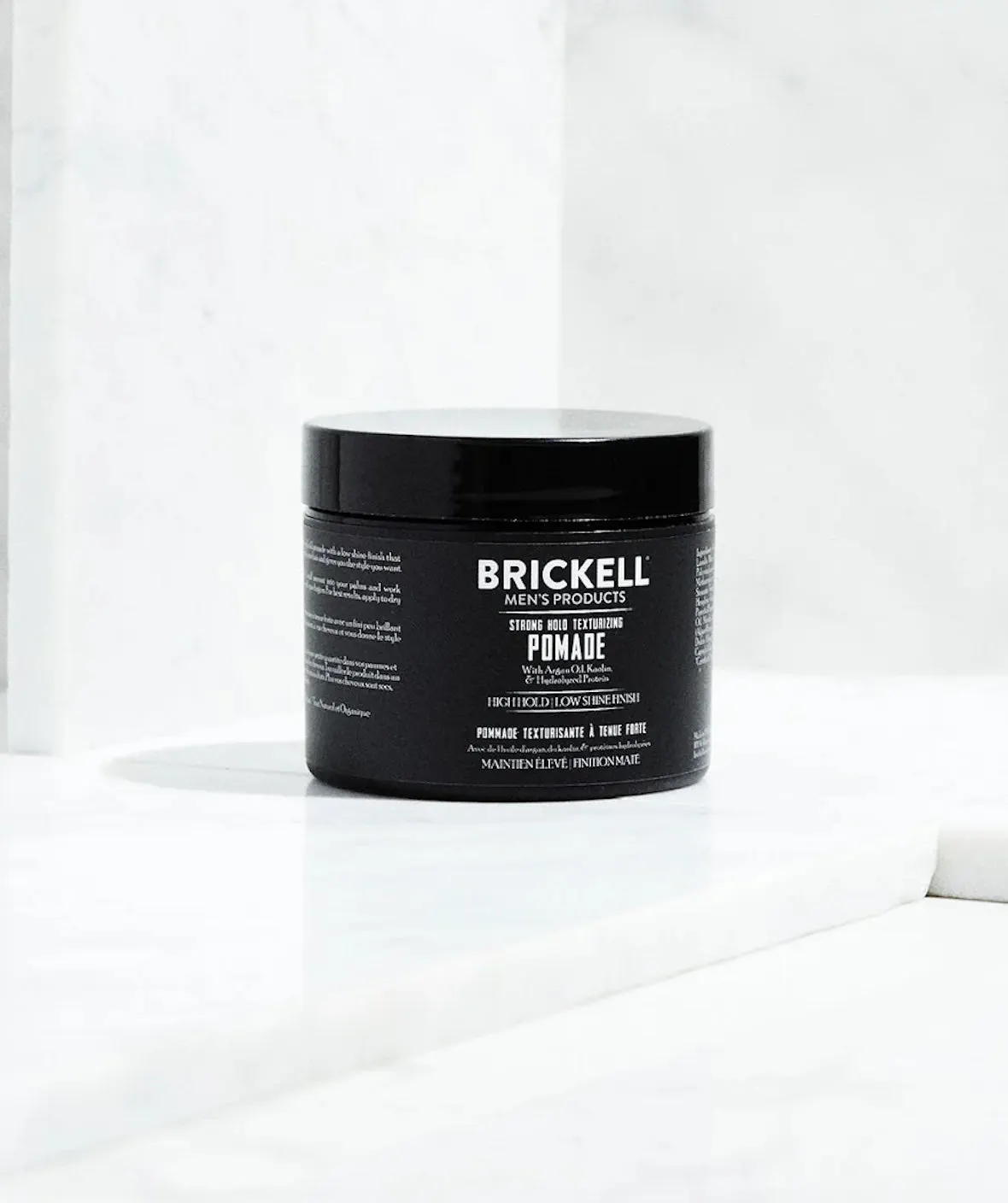 Brickell Strong Hold Texturizing Pomade for Men 59ml, view 5