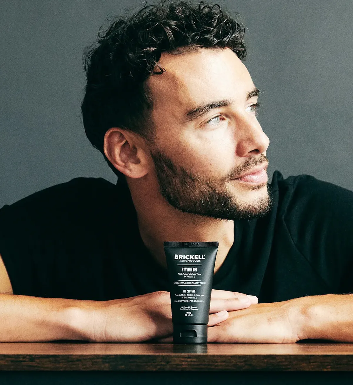 Brickell Styling Hair Gel for Men 59ml, view 2