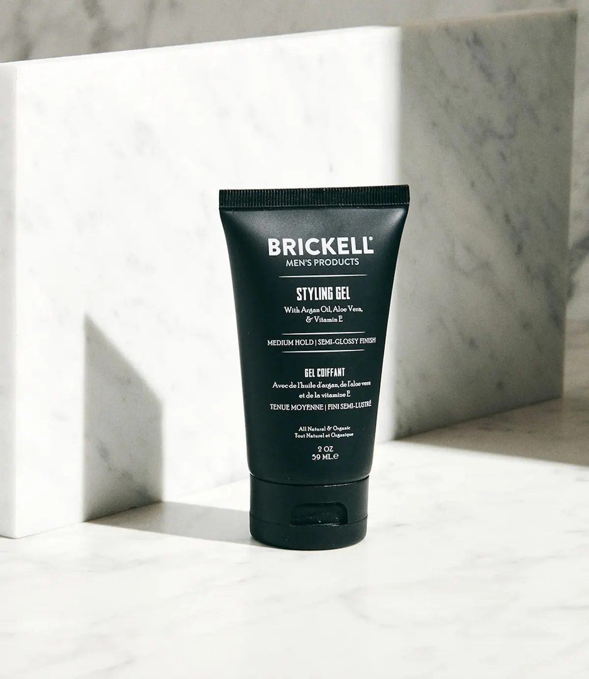 Brickell Styling Hair Gel for Men 59ml, view 3