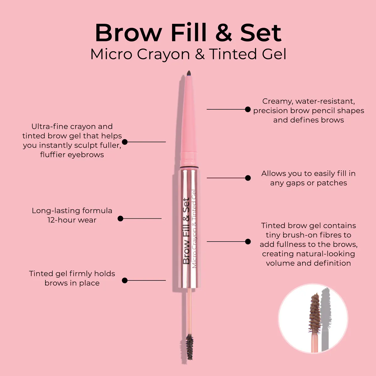MCoBeauty Brow Sketch & Set Medium/Dark, view 4