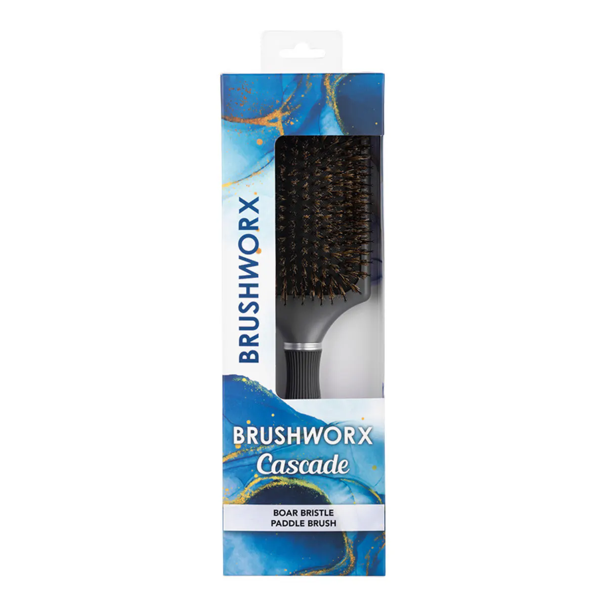 Brushworx Cascade Boar Bristle Paddle, view 2
