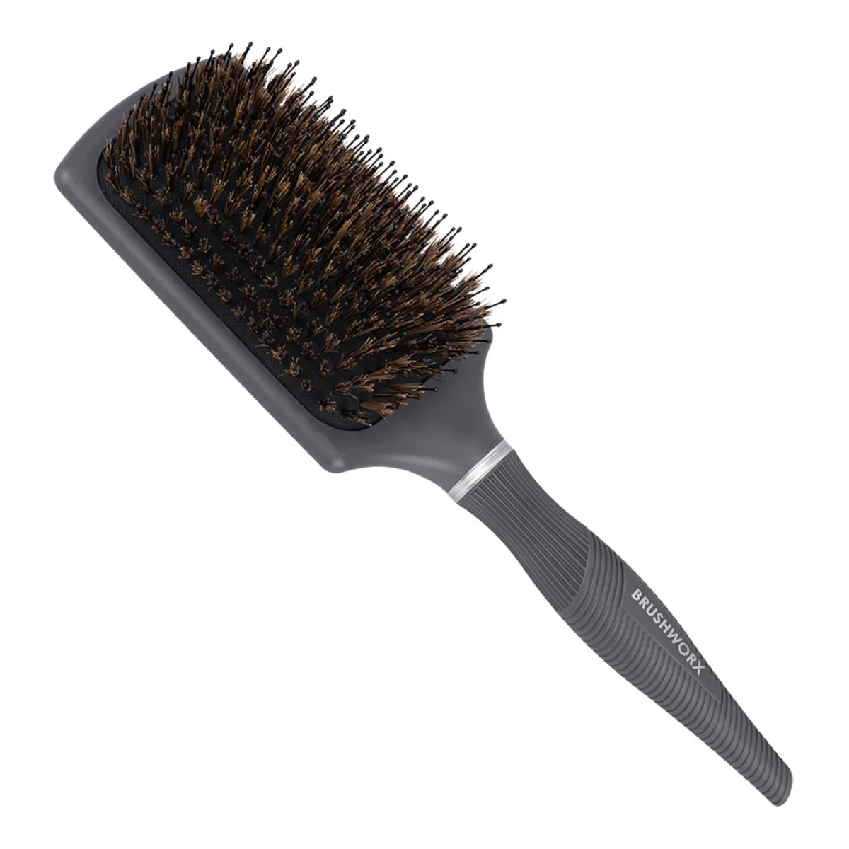 Brushworx Cascade Boar Bristle Paddle, view 3