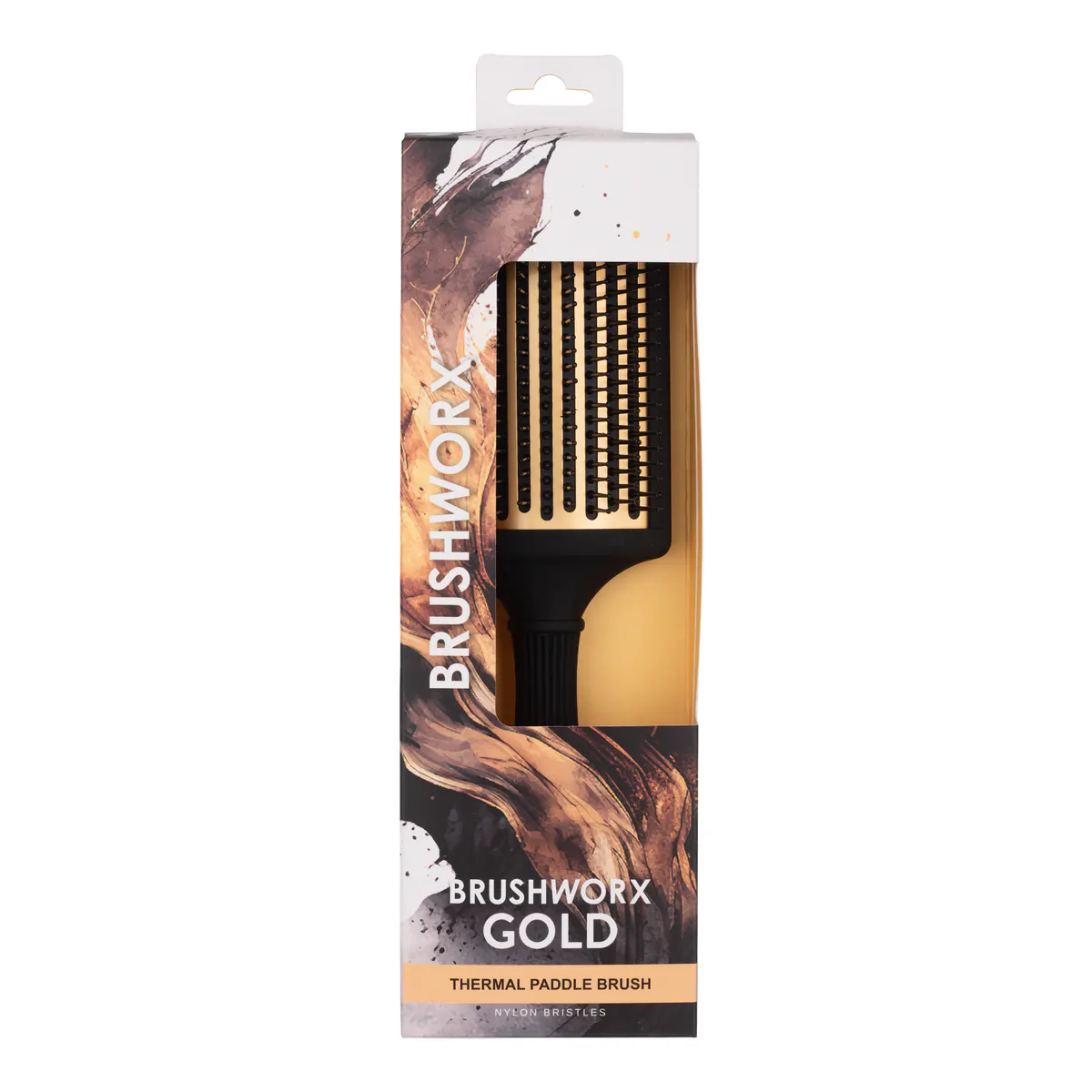 Brushworx Gold Series Paddle Nylon, view 2