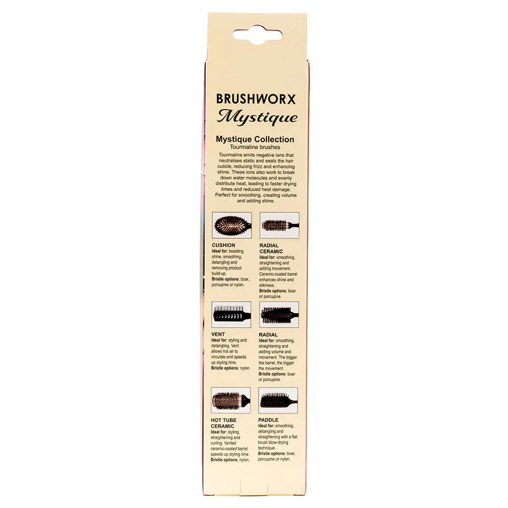 Brushworx Mystique Tourmaline Radial Hot Tube Large 63mm, view 3