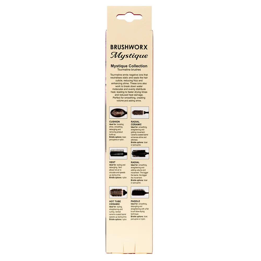 Brushworx Mystique Tourmaline Radial Hot Tube Medium 55mm, view 3