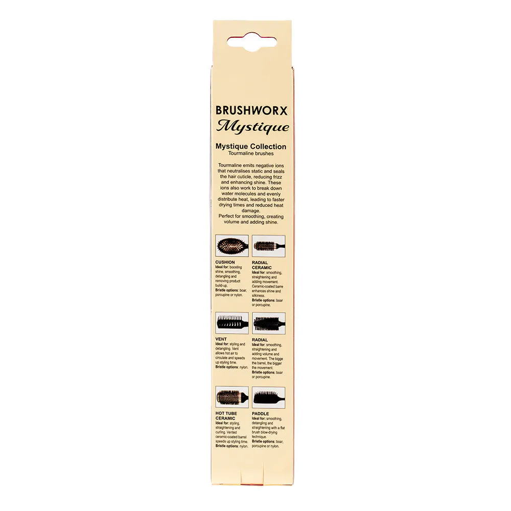 Brushworx Mystique Tourmaline Radial Hot Tube Small 50mm, view 3