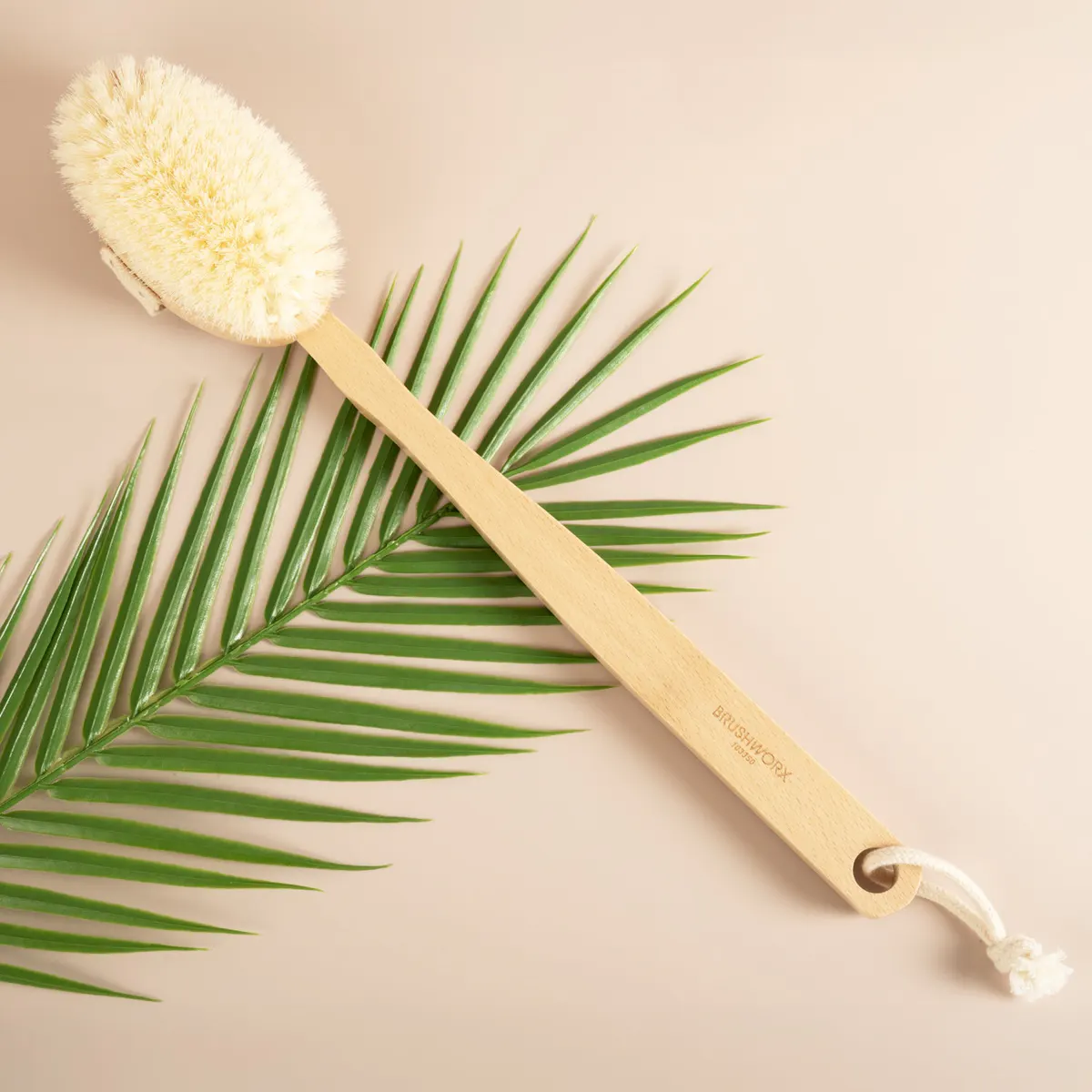 Brushworx Pure Naturals Body Brush with Long Handle, view 6