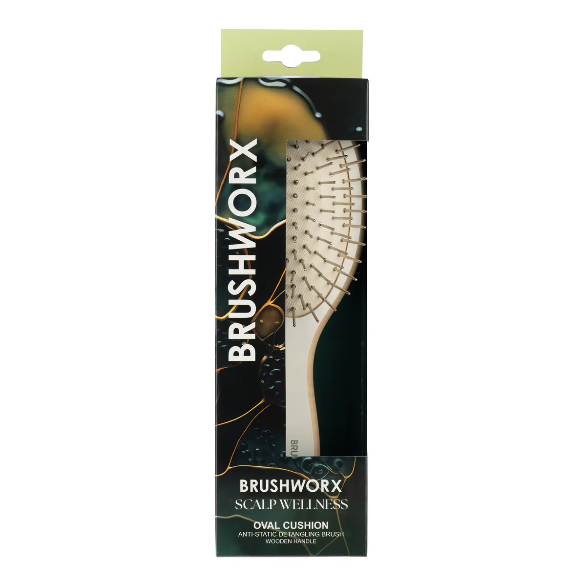 Brushworx Scalp Wellness Large Oval Anti Static Brush, view 2