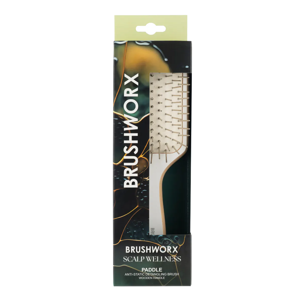 Brushworx Scalp Wellness Large Paddle Anti Static Brush, view 2
