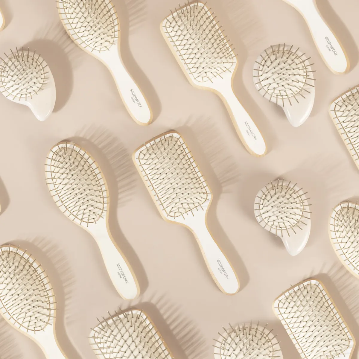 Brushworx Scalp Wellness Large Paddle Anti Static Brush, view 5
